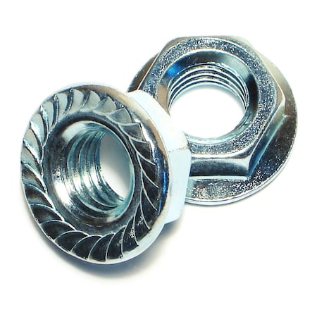 Midwest Fastener Flange Nut, 1/2"-13, Steel, Zinc Plated, 50 PK 09635